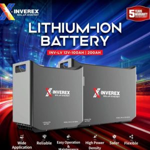 Inverex INV-LV Lithium-Ion Battery (12V 100Ah / 200Ah)