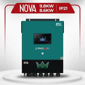 Crown Micro Nova 8.6kW / 9.8kW IP21 Hybrid Solar Inverter
