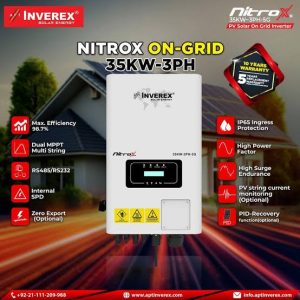 Inverex NitroX 35KW 3PH 5G On-Grid Solar Inverter