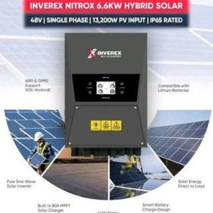 Inverex NitroX 6.6KW 48V Single Phase Hybrid Solar Inverter